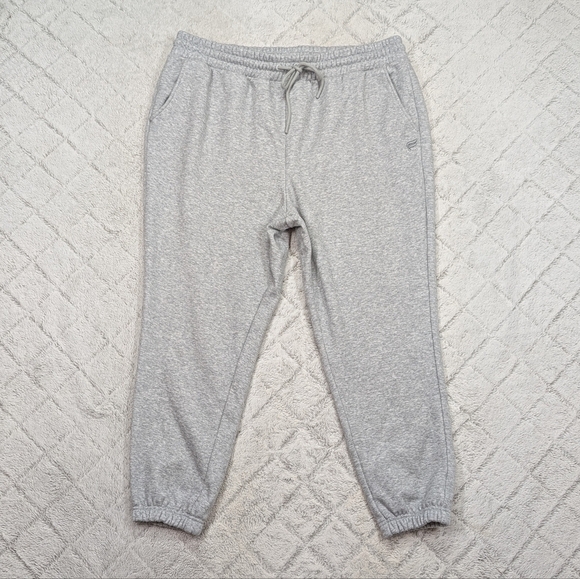 Fabletics Joggers Womens XXL-1X S Gray Heather Cozy Fleece Go To Sweatpants - Picture 1 of 8